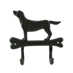 Handles & Hooks*Nostalgia Import Iron Hook - Dog