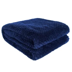 Throws*Agence K Kozy Textured Throw - Blue