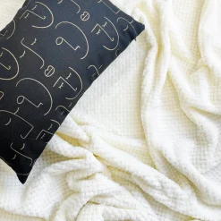 Throws*Agence K Kozy Textured Throw - Cream