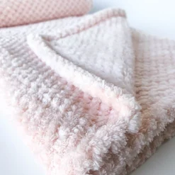 Throws*Agence K Kozy Textured Throw - Pink