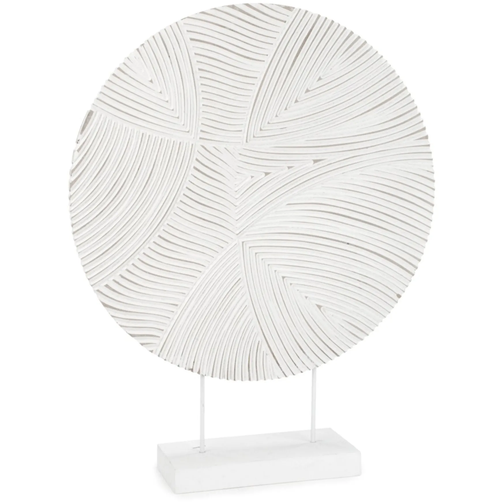 Decorative Objects*Attitudes Import Large Deco Circle On Stand