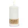 Decorative Candles*Abbott Large Ecological Pillar - White