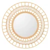 Mirrors*Attitudes Import Large Round Bamboo Mirror