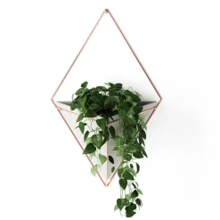 Planters*Umbra Large White Wall Planter - Trigg