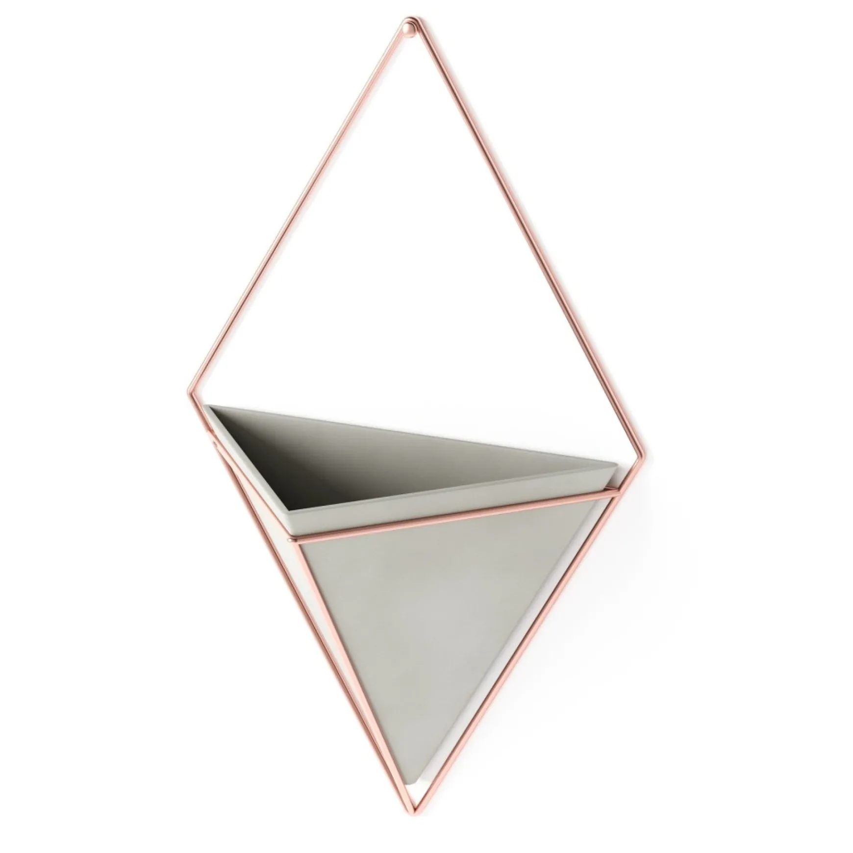 Planters*Umbra Large White Wall Planter - Trigg