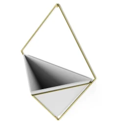 Planters*Umbra Large White Wall Planter - Trigg