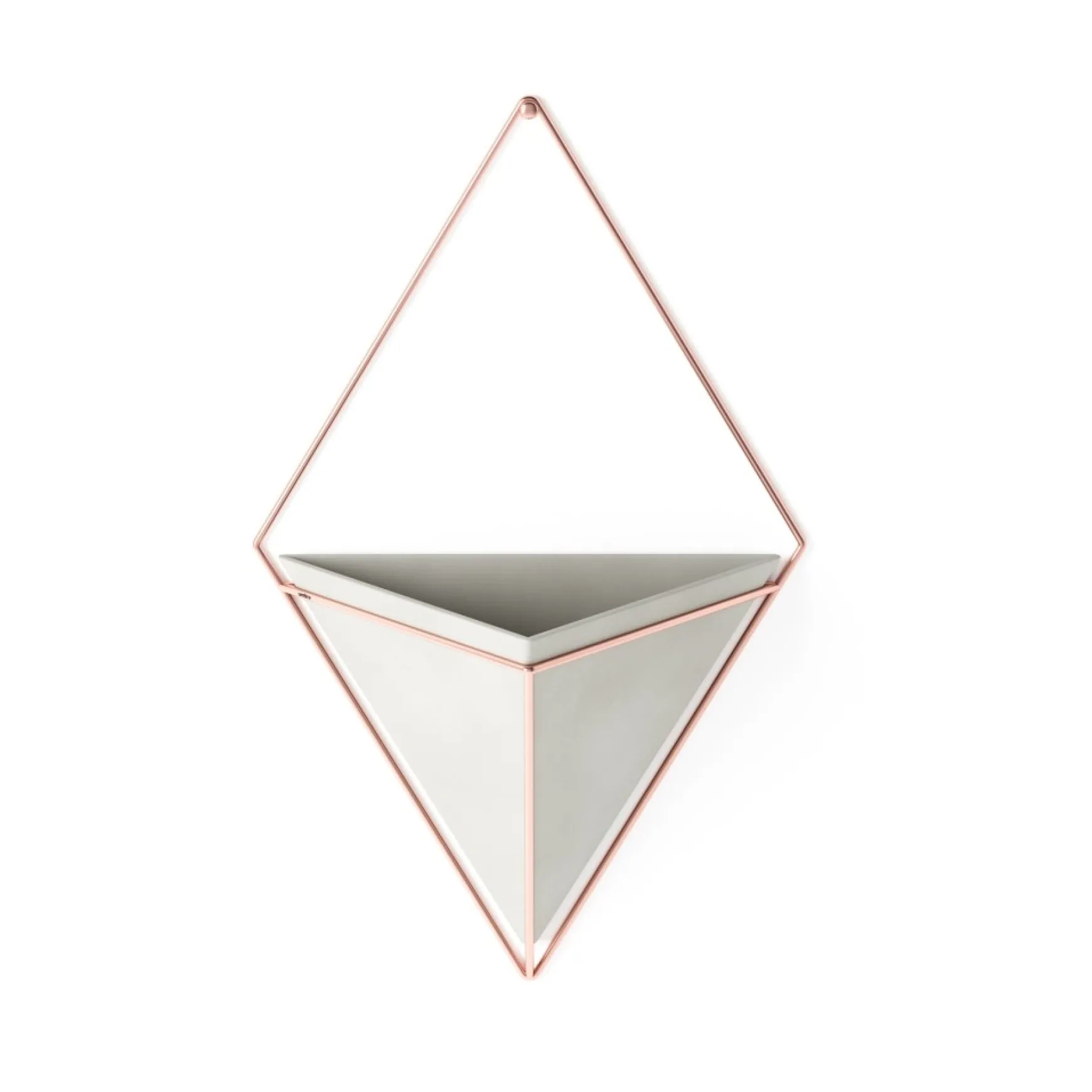 Planters*Umbra Large White Wall Planter - Trigg