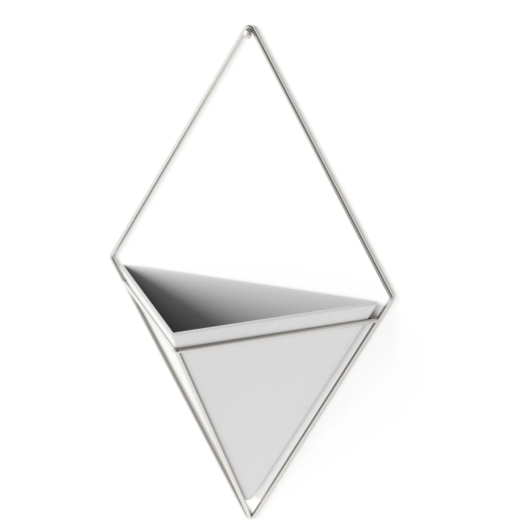 Planters*Umbra Large White Wall Planter - Trigg