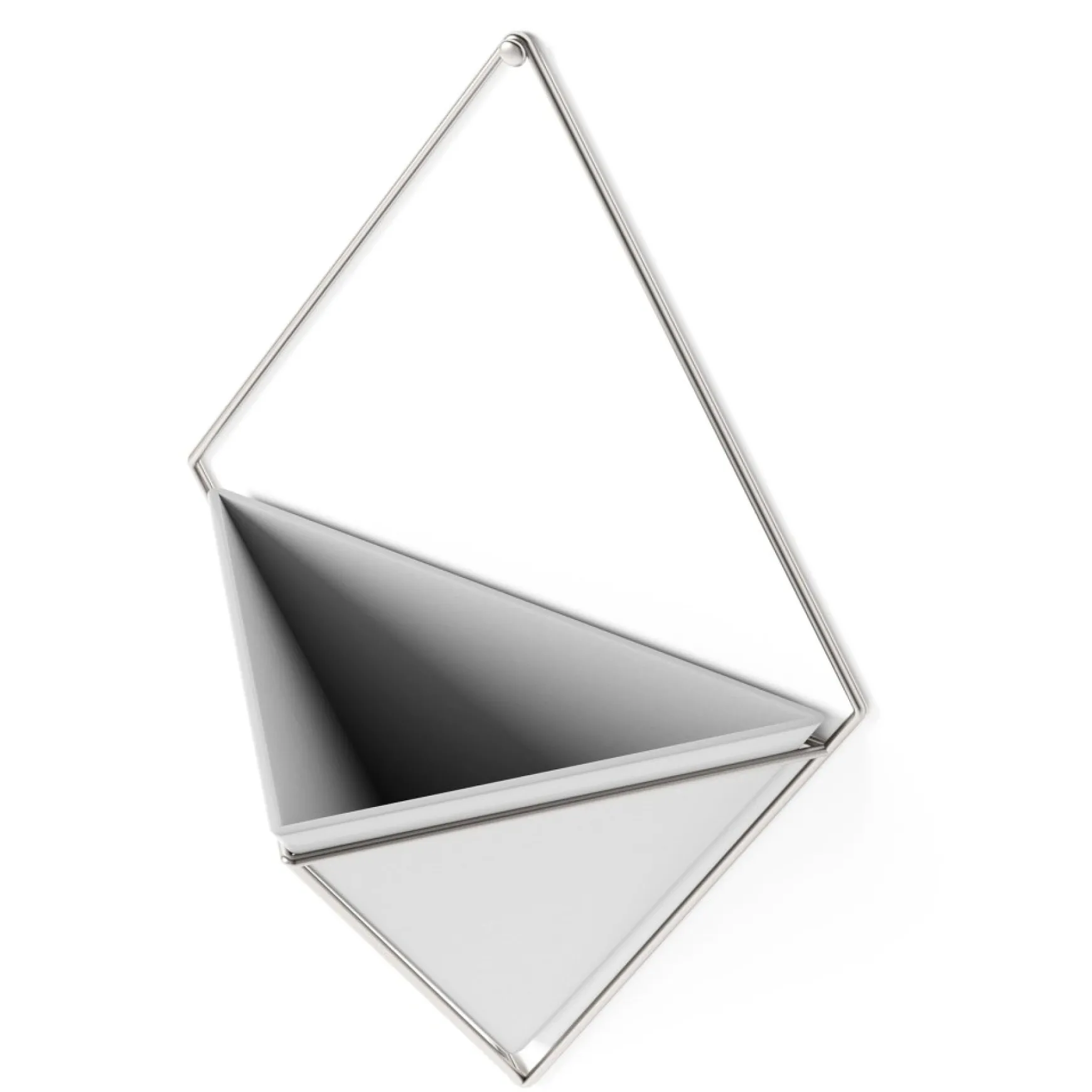 Planters*Umbra Large White Wall Planter - Trigg