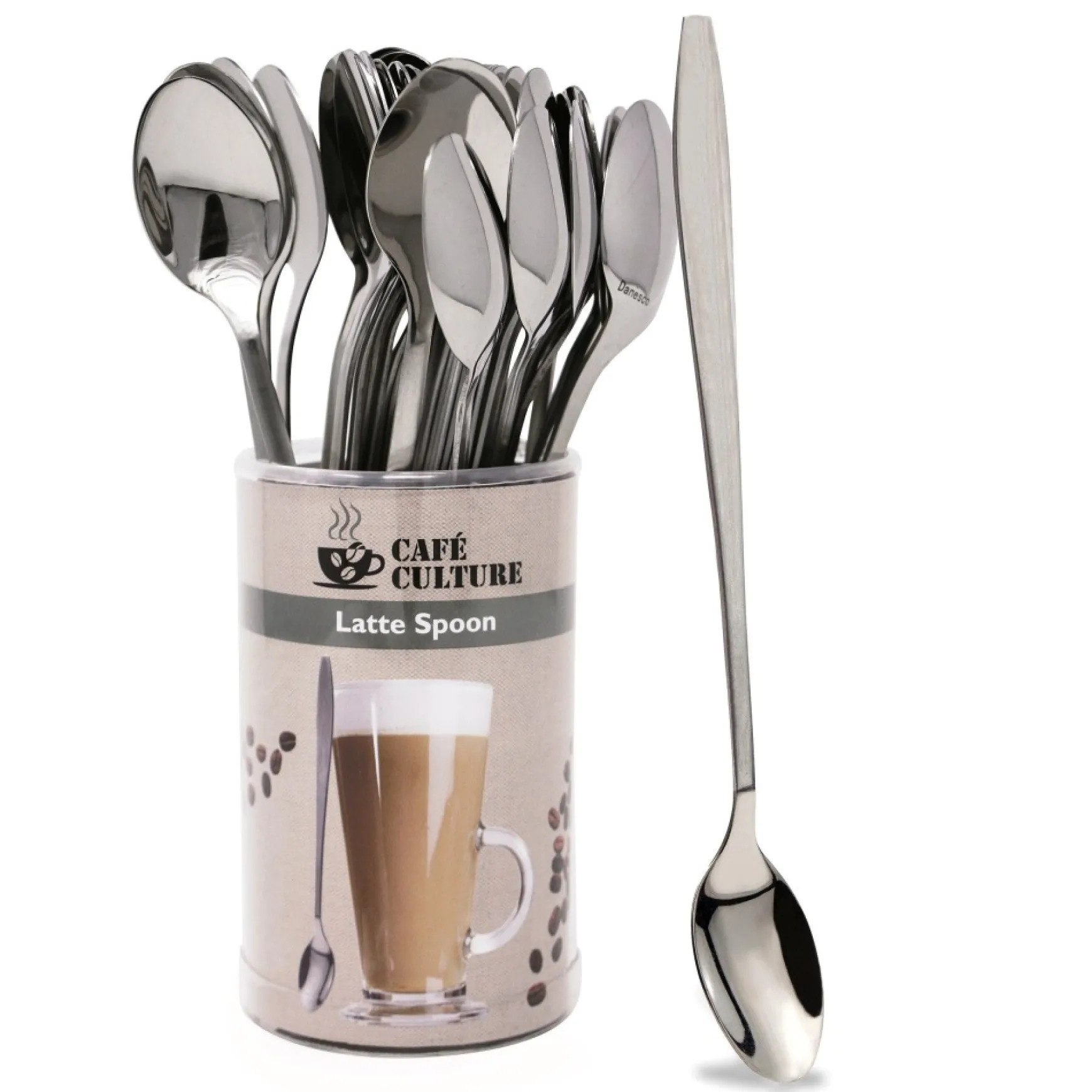 Coffee & Tea Accessories*Danesco Latte Spoon - Stainless Steel