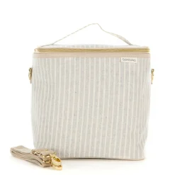 Lunches*So Young Lunch Box - Sand & Grey Striped