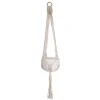Planters*Attitudes Import Macrame For Hanging Planter - Natural