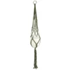 Planters*Attitudes Import Macrame Planter With Pot - Green