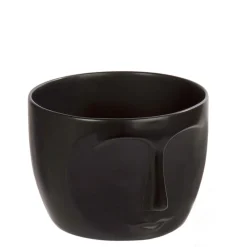 Vases & Pots*CTG Brands Matt Black Pot - Face
