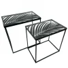 Tables*Attitudes Import 2 Metal Table - Leaf