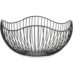 Organization*Attitudes Import 2 Metal Wire Basket - Black