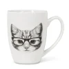 Mugs*Abbott Mug - Cat With Glasses