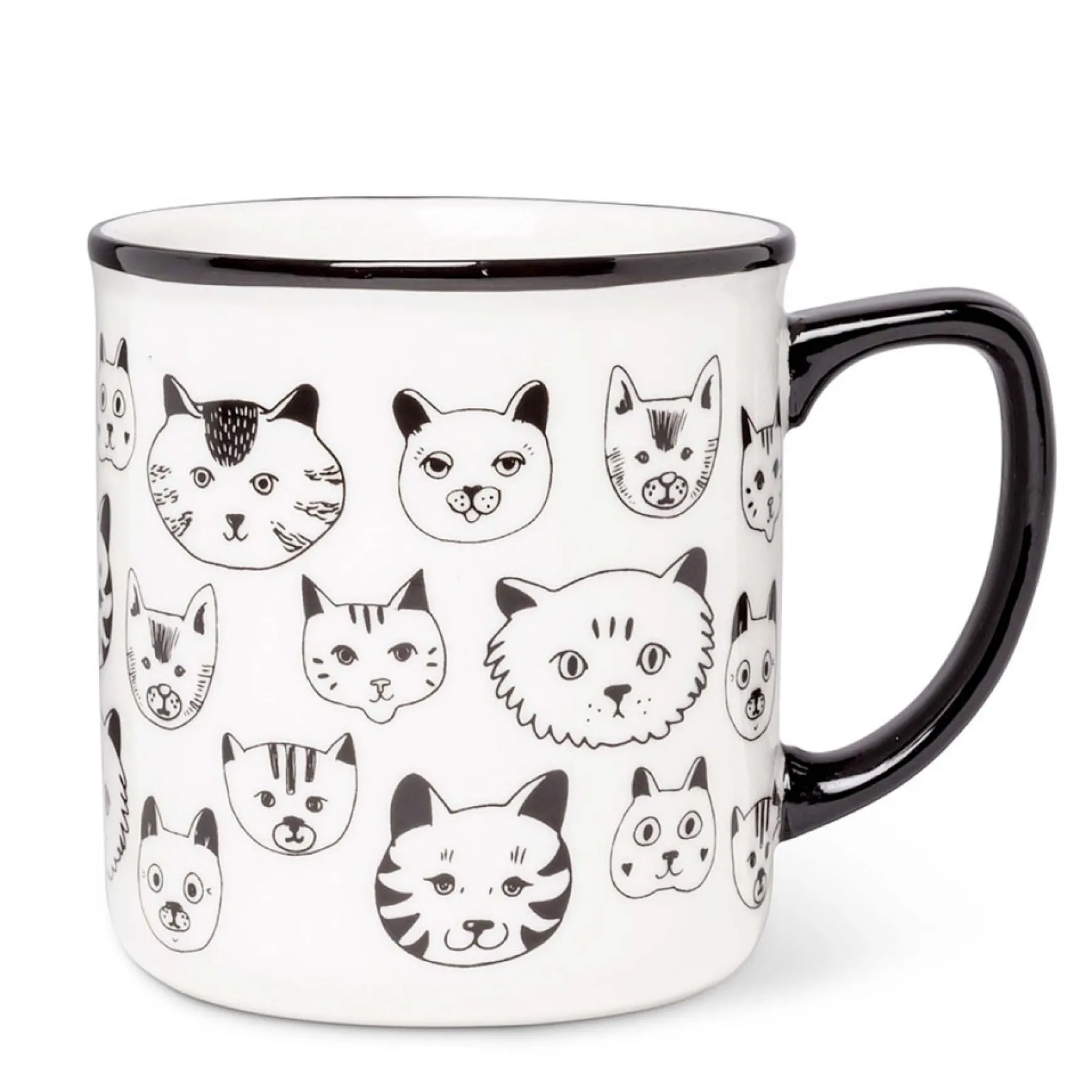 Mugs*Abbott Mug - Cats Faces