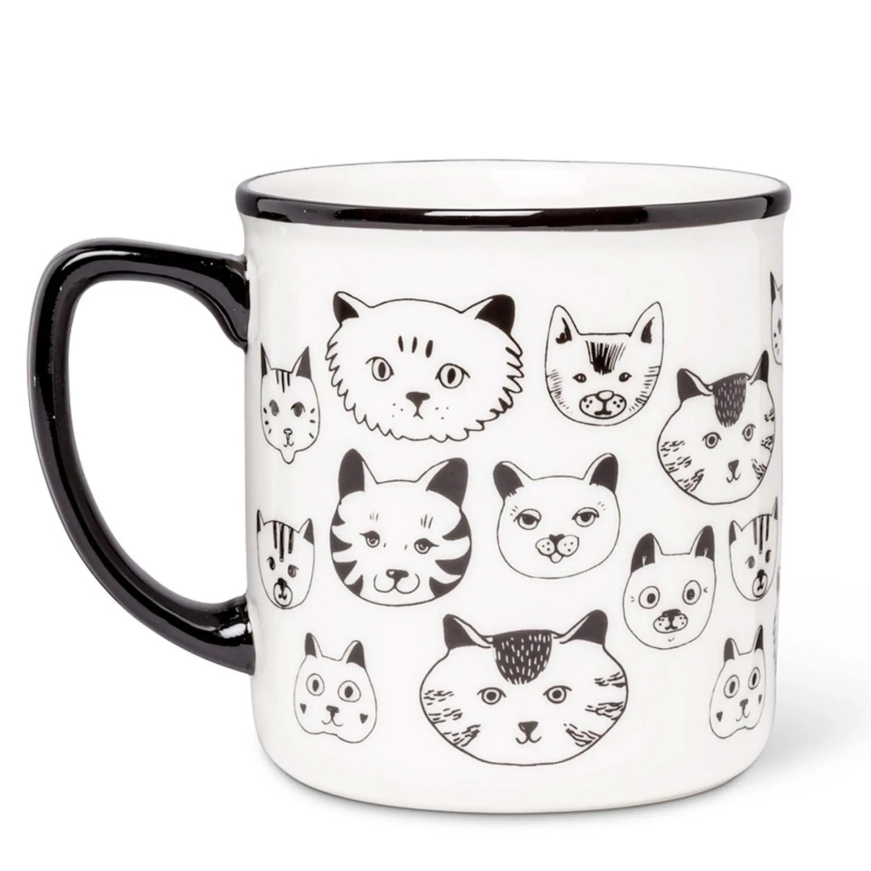 Mugs*Abbott Mug - Cats Faces