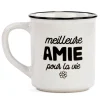 Mugs With Text*Attitudes Import Mug - Meilleure Amie Pour La Vie