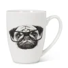 Mugs*Abbott Mug - Pug With Glasses