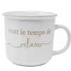 Mugs With Text*Nostalgia Import Mug - Relax