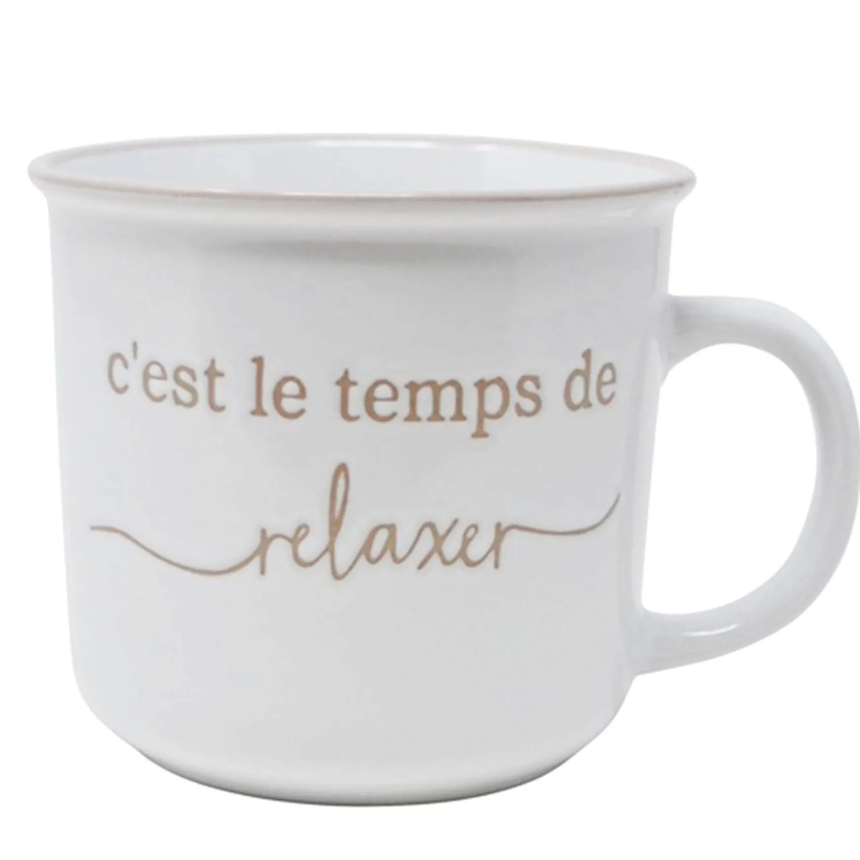 Mugs With Text*Nostalgia Import Mug - Relax
