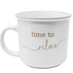 Mugs With Text*Nostalgia Import Mug - Relax