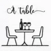 Tablecloths, Placemats & Napkins*Attitudes Import Napkins - A Table