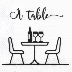 Tablecloths, Placemats & Napkins*Attitudes Import Napkins - A Table