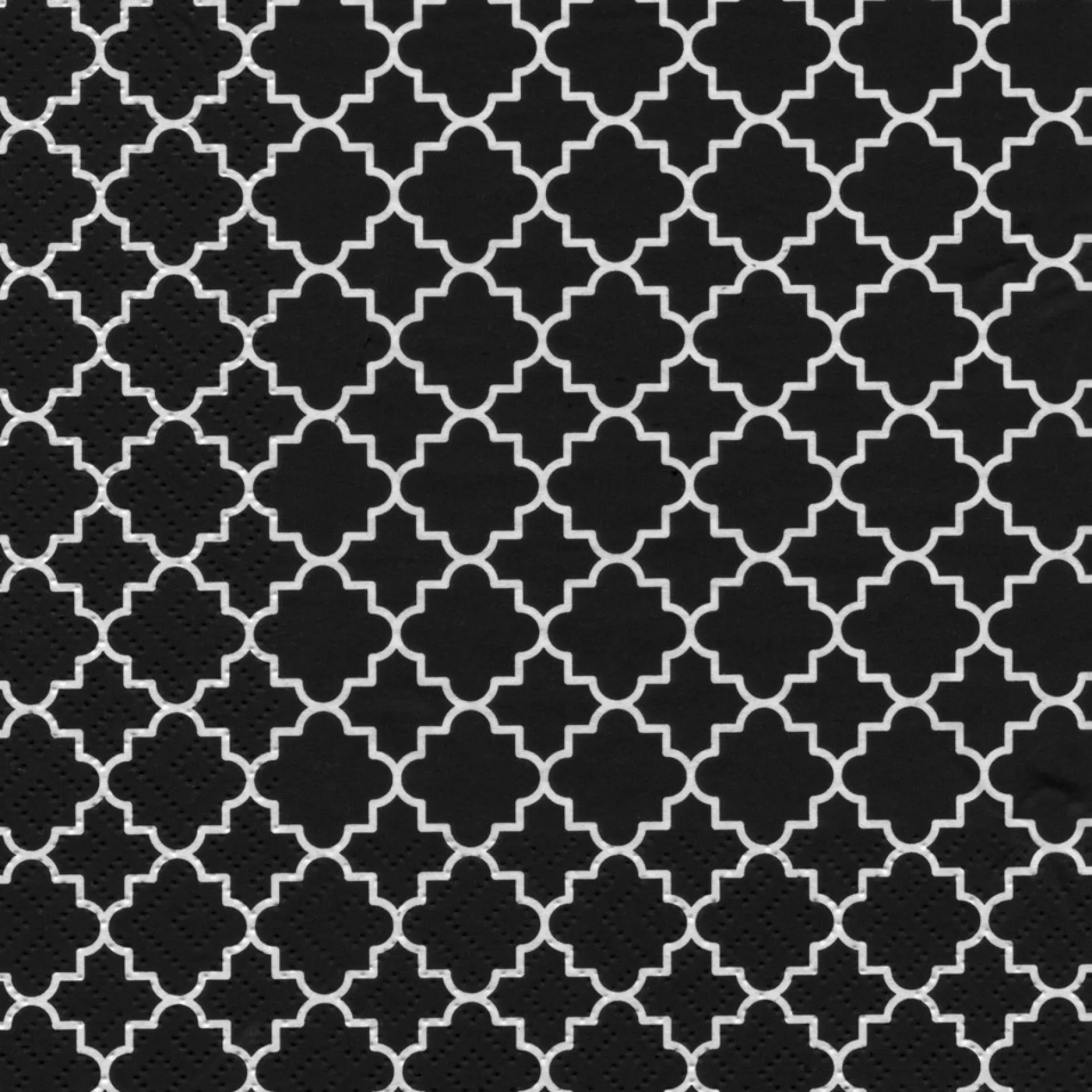 Tablecloths, Placemats & Napkins*Attitudes Import Napkins - Black Mesh
