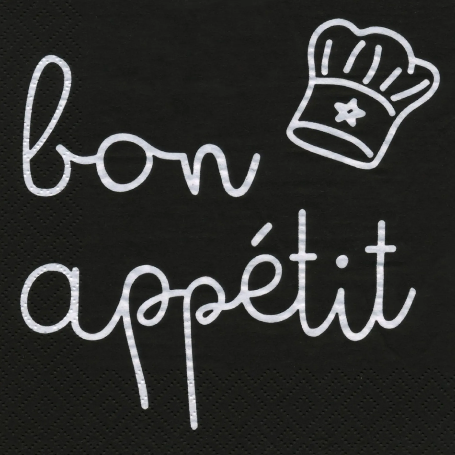 Tablecloths, Placemats & Napkins*Attitudes Import Napkins - Bon Appetit