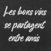 Tablecloths, Placemats & Napkins*Attitudes Import 2 Napkins - Bons Vins