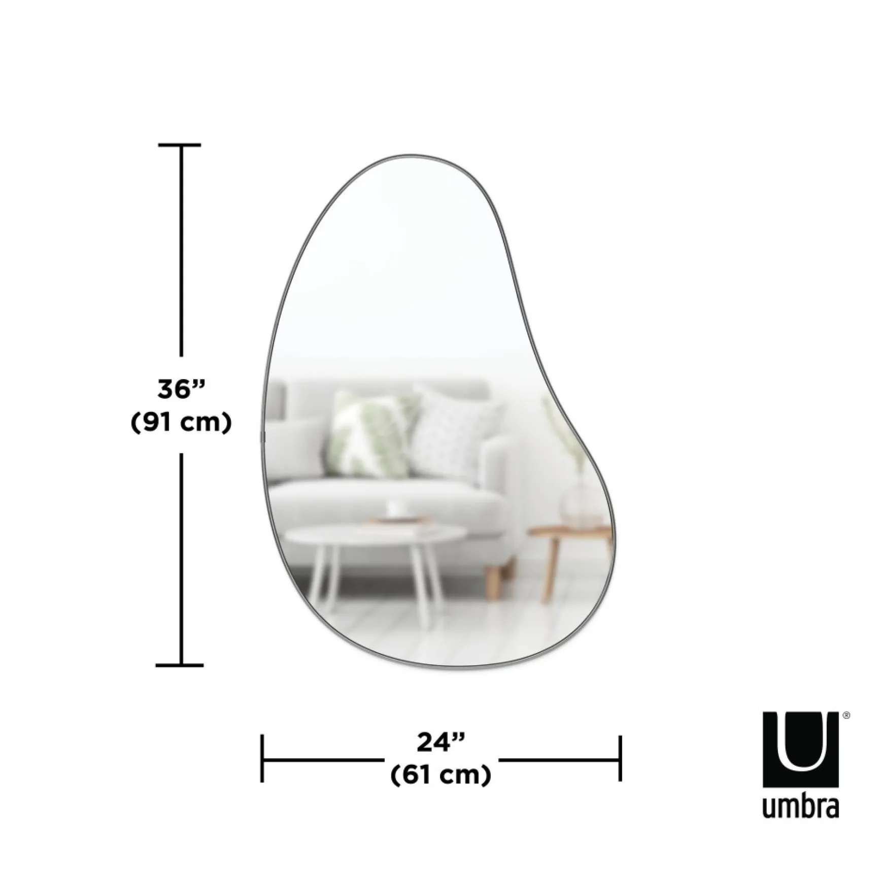 Mirrors*Umbra Pebble Mirror - Hubba