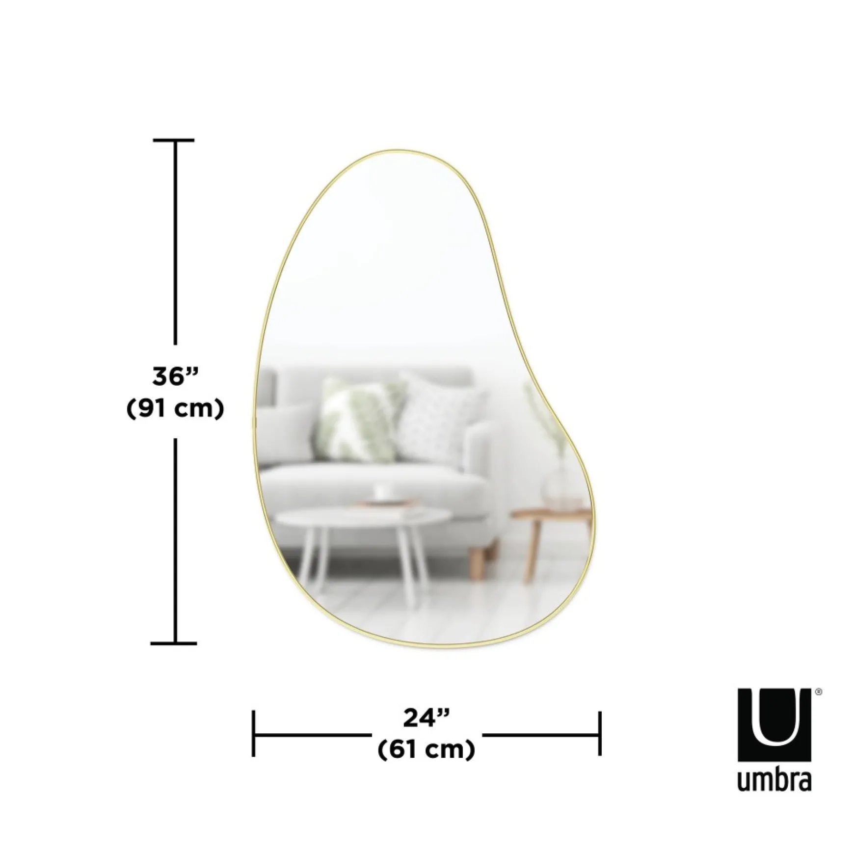 Mirrors*Umbra Pebble Mirror - Hubba