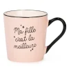 Mugs With Text*Attitudes Import Pink Mug - Ma Fille