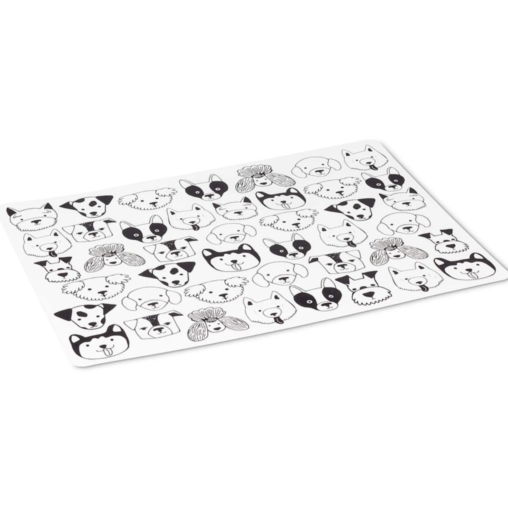 Tablecloths, Placemats & Napkins*Abbott Placemat - Dogs Faces