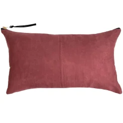 Cushions*Agence K Rectangle Faux Suede Cushion - Burgundy