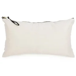Cushions*Agence K Rectangle Faux Suede Cushion - Beige