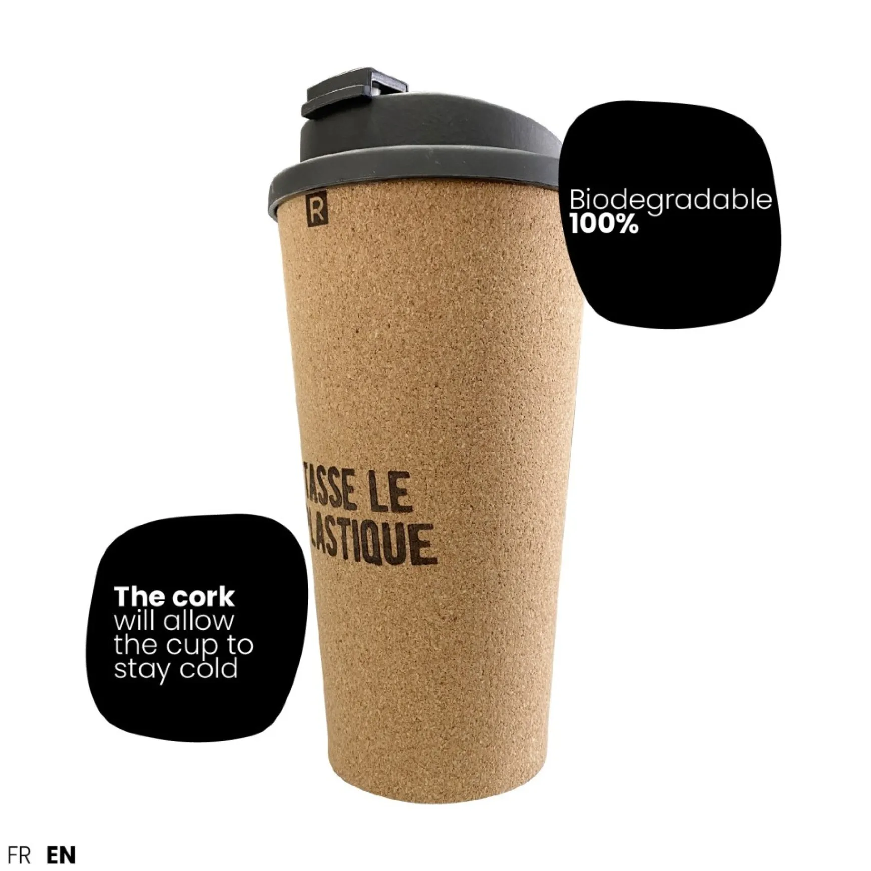 Traveling Mugs*Ricardo Reusable Cork Cup