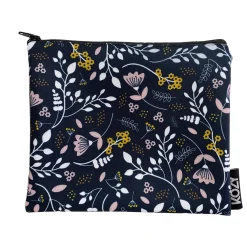 Lunches*Les textiles Patlin Reusable Medium Snack Bag - Blue Flower