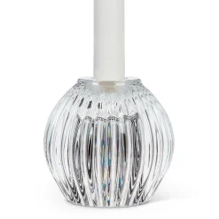 Candle Holders*Abbott Reversible Glass Candle Holder - Clear