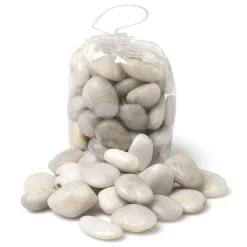 Decorative Stones*Abbott River Stones - White