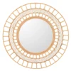 Mirrors*Attitudes Import Round Bamboo Mirror