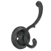 Handles & Hooks*Attitudes Import Round Base Hook - Black