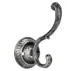 Handles & Hooks*Attitudes Import Round Base Hook - Silver