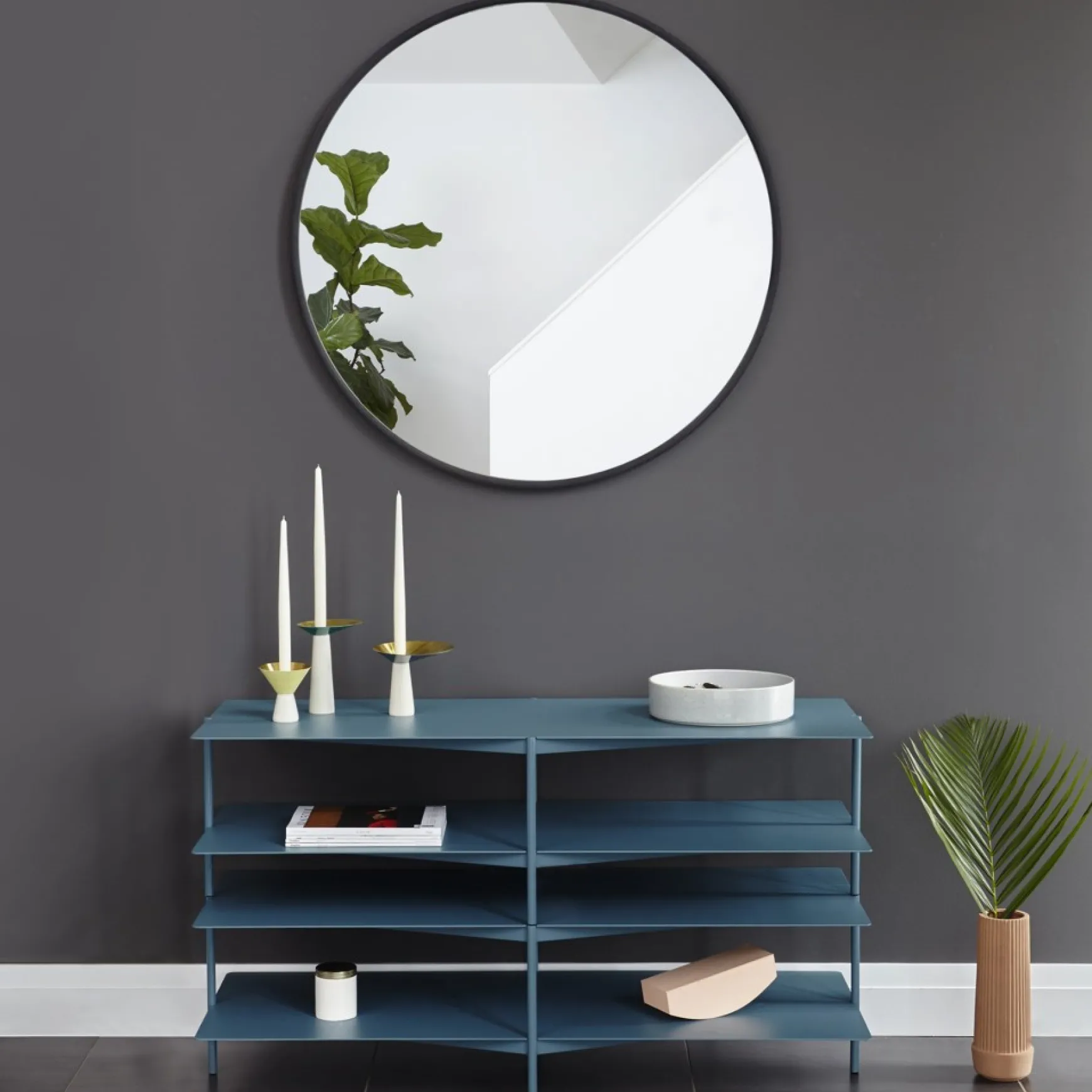 Mirrors*Umbra Round Mirror 37" - Hub