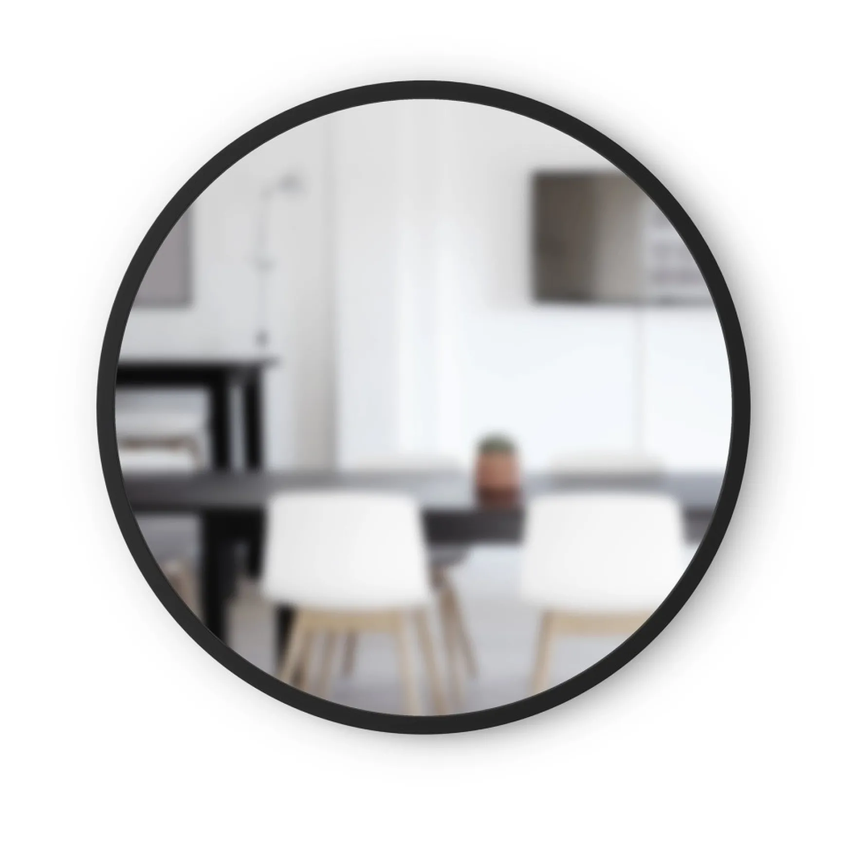 Mirrors*Umbra Round Mirror Hub - 24"