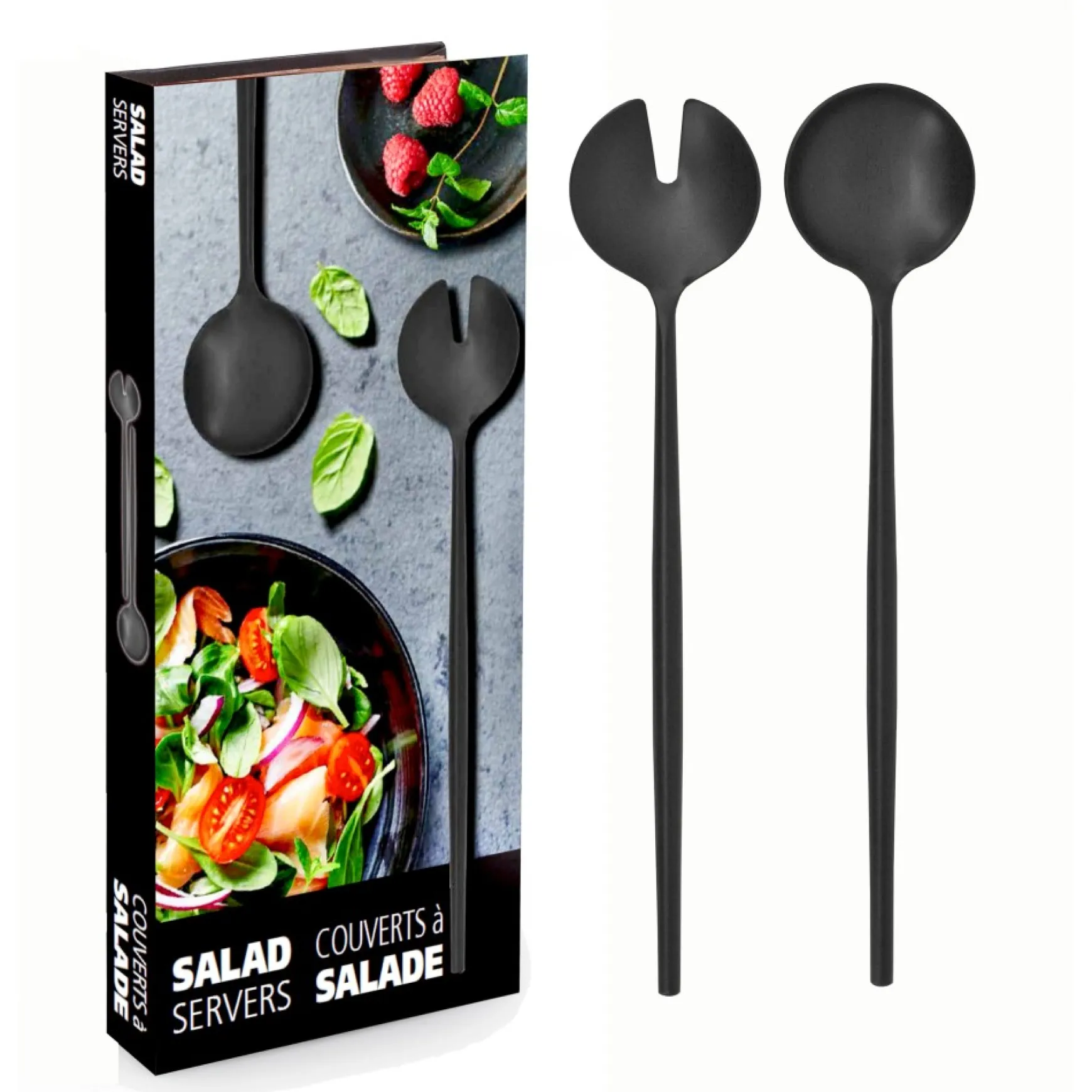 Serving Accessories*Danesco Salad Utensils - Black