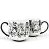 Mugs*Danesco Set Of 2 Coffee Cups - Dogs